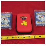 Pokï¿½mon Trading Cards and Case