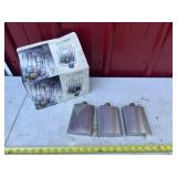 Shot Glasses and Silver Flasks