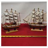 Bulgarian Miniature Wooden Sailing Ships