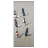 6 lock Blade Pocket Knives