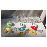 McDonald's Disney Glasses and Disney Stuffed Toys