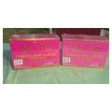 Two Sets of Barbie Dragon Stemless Wine Gasses