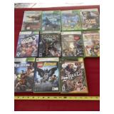 Xbox games Including Alone in The Dark and Batman