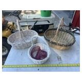 Three Woven Baskets