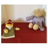 Cabbage Patch Doll & Sesame Street Puppet