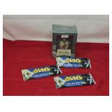 Star Wars Topps Cards & Yoda Figure