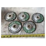 5 piece 4 1/2ï¿½ grinding wheel