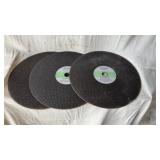 Lot of 3 brand new cutting wheels 14ï¿½