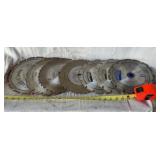 Misc Saw Blades 2) 10ï¿½ saw blades 5)  9ï¿½ saw