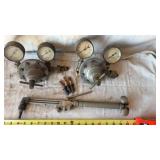 Smith Cutting torch with a set of Gauges and
