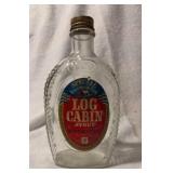Bicentennial Log Cabin Syrup Bottle ï¿½Eagleï¿½