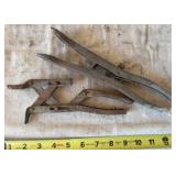 Pair of Vintage Spring Compressor Tools