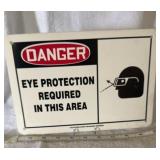Danger Eye Protection sign