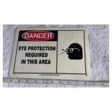 Danger Eye Protection Sign
