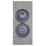 Antique Chevrolet hubcaps
