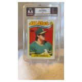 1989 Topps Jose Canseco C3 Grading 8.5