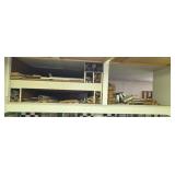 3 1/4' Aluminum Pipe 4 and 1/2 ft Long Hardwood