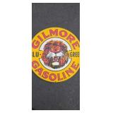 23' Gilmore Gasoline Metal Sign Reproduction