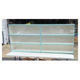 32 1/2' X 72 3/4' Countertop Showcase with