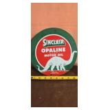 Sinclair Opaline Motor Oil Sign Featuring 'Dino'