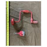 Red Hand Drill Brace Features a 14' Ratcheting