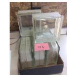 8) 8 X 8 GLASS BLOCKS