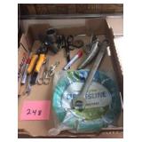 TOOLS, CLOTHESLINE, LOCK, MORE