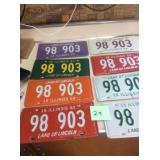 LICENSE PLATES