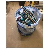 LAUNDRY BASKET WITH 140 HANGERS