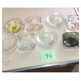 GLASS ASHTRAYS