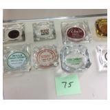 GLASS ASHTRAYS