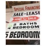 6 X 24 DBL SIDED FIBERBOARD SIGNS
