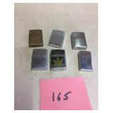 LIGHTERS, INCLUDING 3 ZIPPOS