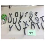 3" ALUMINUM LETTERS