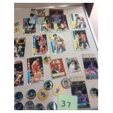 CARDINAL PINS, BASEBALL CARDS, MORE