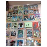 BASEBALL CARDS, VARIOUS YEARS