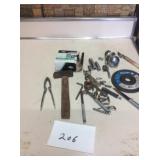 HATCHET, FINISHING NAILS, SOCKETS, MORE