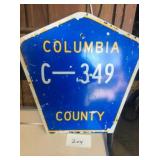 METAL ROAD SIGN