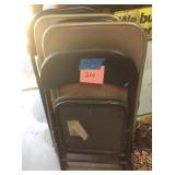 6 FOLDING CHAIRS