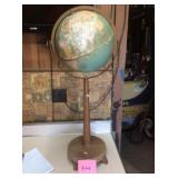 GLOBE ON STAND, SOME DAMAGE