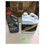 LINSEED OIL, DRAIN CLEANER, BOTH FULL
