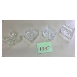 GLASS NUT/CANDY DISHES