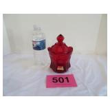 Fosteria Ruby Red Candy Dish