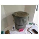 Vtg Reeves 10 Gallon Signed Dover Can And Lid