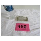 1930S Glass Battleship Clear Glass Candy