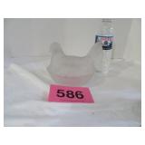 Vtg Frosted Hen And Nest