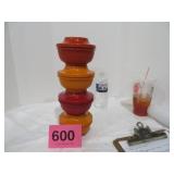 Vtg Tupperware 1436 Seal-N-Serve Bowls