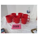 (6)Tupperware Stackable Cups