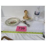 Victorian English Stafforshire Abc Plate