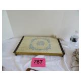 Vtg Blue Corn Flower Warm-O-Tray (Works)